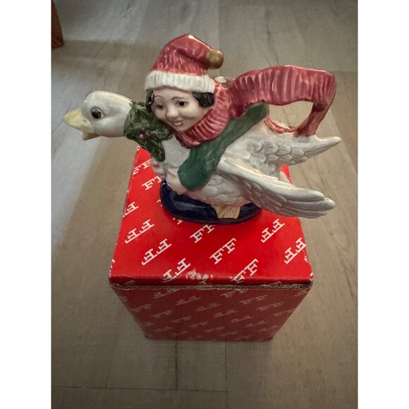 Fitz & Floyd Christmas Carol Scrooge Votive Candleholder 1993 Decorative - Picture 1 of 8
